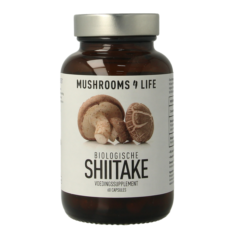 Mushrooms for Life Shiitake bio 60 Capsules