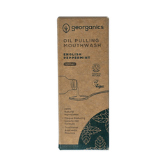 Georganics Mouthwash oilpulling english peppermint 100.00 Milliliter