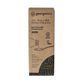 Georganics Mouthwater oilpulling activated charcoal 100.00 Milliliter