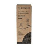 Georganics Mouthwater oilpulling activated charcoal 100 Milliliter