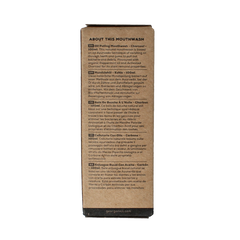 Georganics Mouthwater oilpulling activated charcoal 100 Milliliter