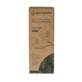 Georganics Mouthwash oilpulling tea tree 100 Milliliter