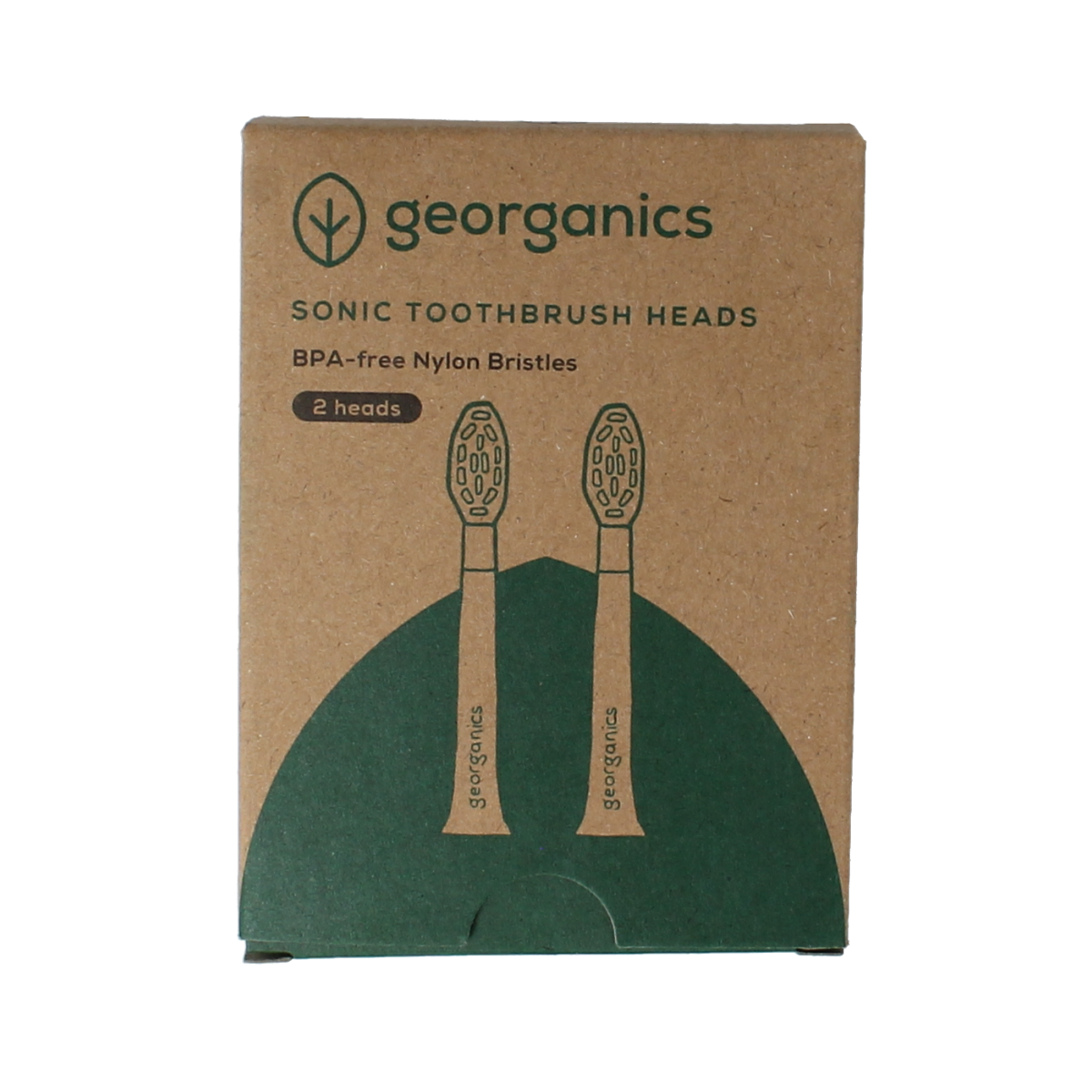 Georganics Sonic replacement heads 2.00 Stuks