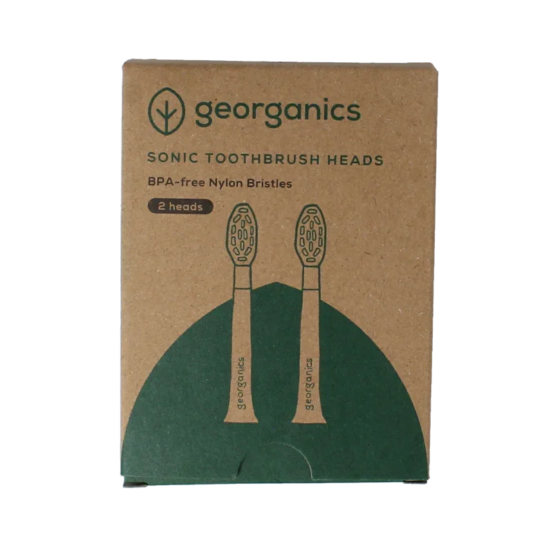 Georganics Sonic replacement heads 2 Stuks