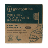Georganics Toothpaste mineral powder english peppermint 60 Milliliter