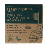 Georganics Toothpaste mineral powder english peppermint 60 Milliliter