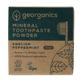 Georganics Toothpaste mineral powder english peppermint 60.00 Milliliter