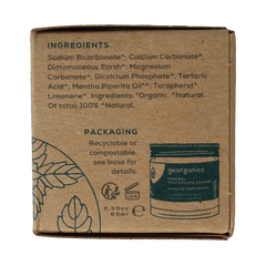 Georganics Toothpaste mineral powder english peppermint 60.00 Milliliter