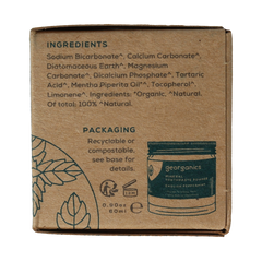 Georganics Toothpaste mineral powder english peppermint 60.00 Milliliter