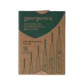 Georganics Interdental brush iso-2 beechwood 1.00 Stuks
