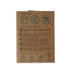 Georganics Interdental brush iso-2 beechwood 1 Stuks