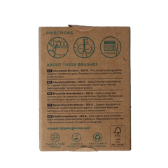 Georganics Interdental brush iso-2 beechwood 1.00 Stuks