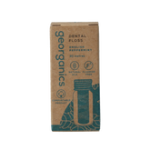 Georganics Dental floss english peppermint 30 meter 1.00 Stuks