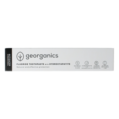 Georganics Toothpaste fluor charcoal tube 75.00 Milliliter