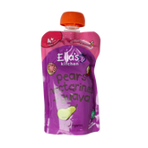Ella's Kitchen Pears nectarines & guava 4+ knijpzakje bio 120.00 Gram