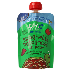 Ella's Kitchen Spaghetti bolognese met kaas 7+ maanden bio 130.00 Gram