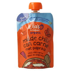 Ella's Kitchen Milde chili con carne met paprika 7+ maanden bio 130 Gram