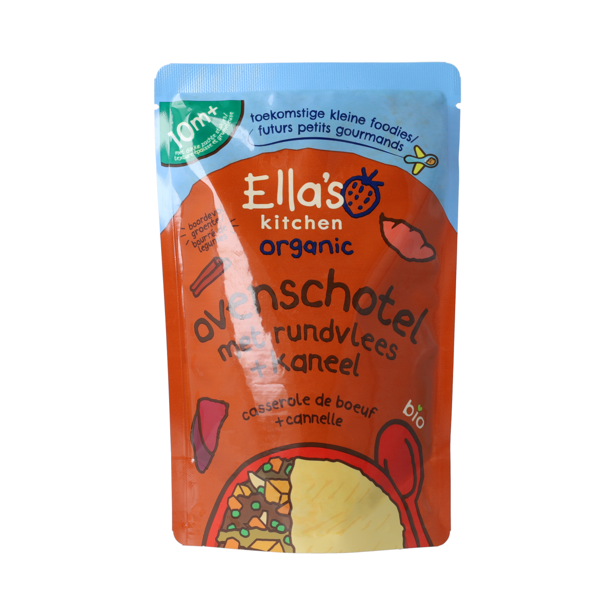 Ella's Kitchen Ovenschotel met rundvlees en kaneel 10+ mnd bio 190.00 Gram