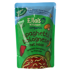 Ella's Kitchen Spaghetti bolognese met kaas 10+ maanden bio 190 Gram