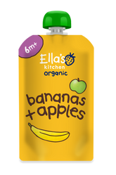 Ella's Kitchen Bananen + appels 6+ bio 120.00 Gram