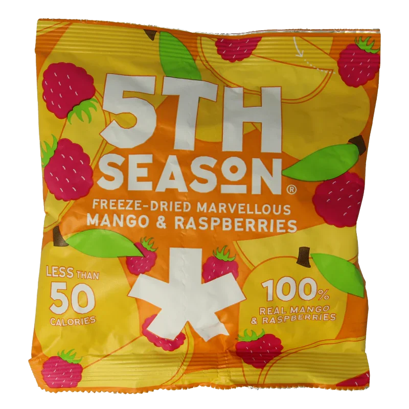 5th Season Freeze dried mango & raspberry 14 Gram