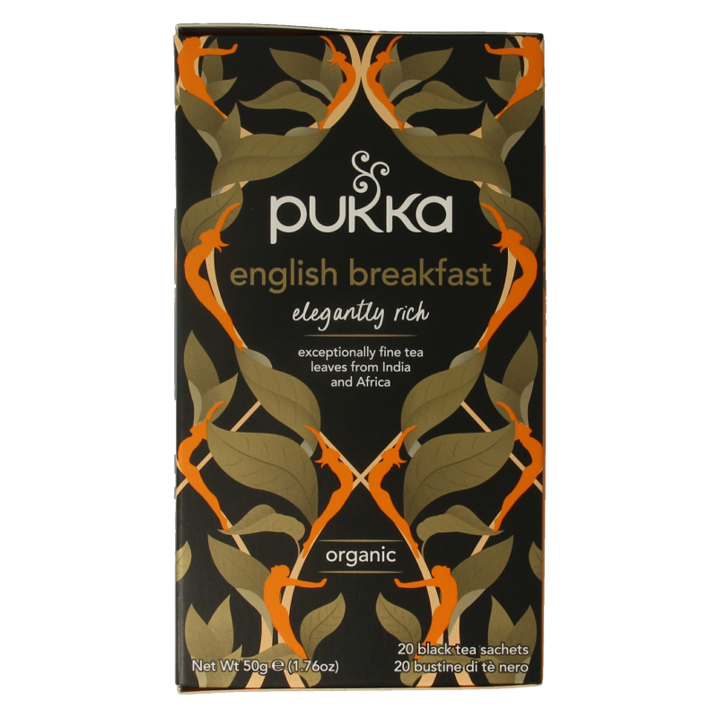 Pukka English breakfast bio 20 Zakjes