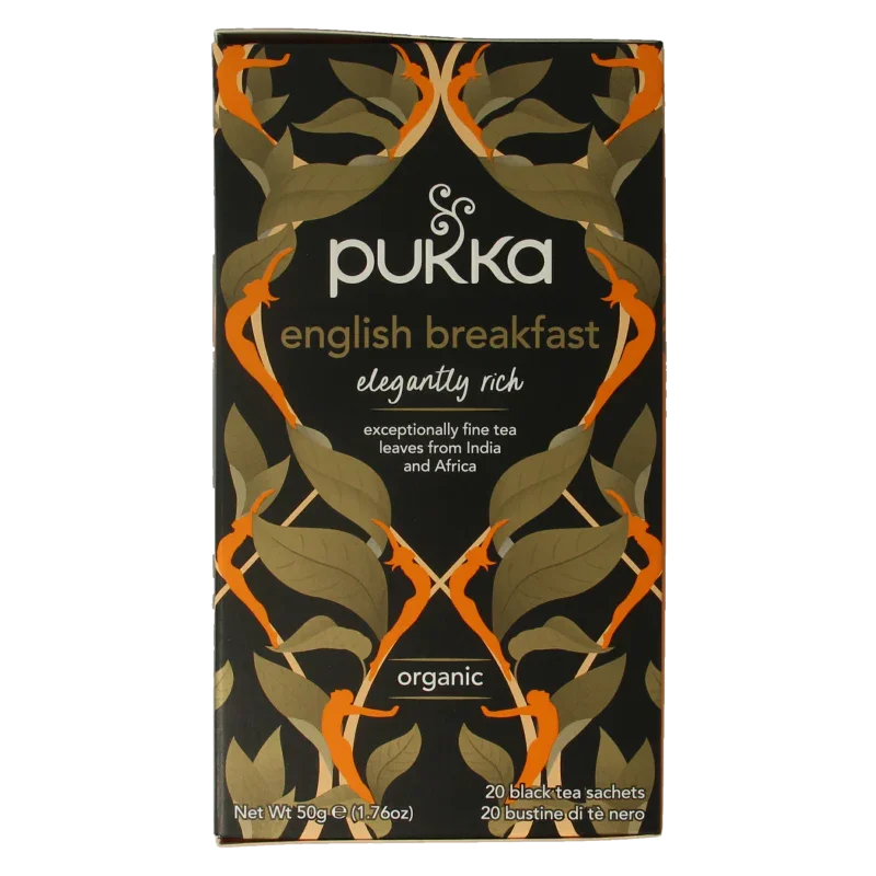 Pukka English breakfast bio 20 Zakjes