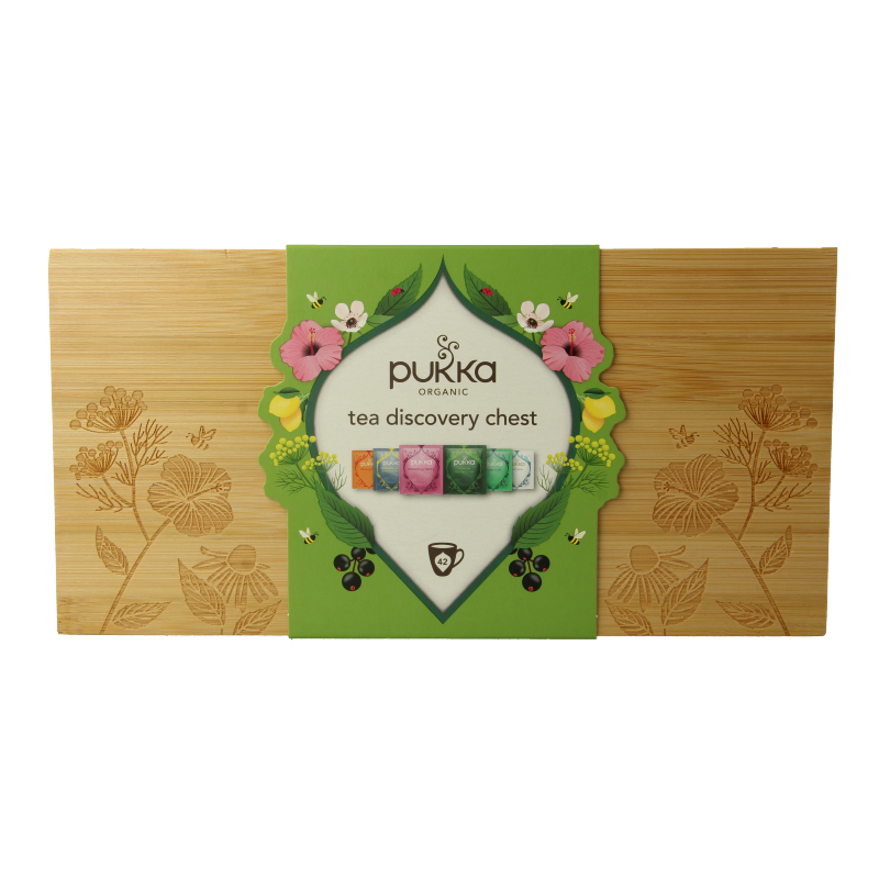 Pukka Tea discovery chest bio 42 Stuks