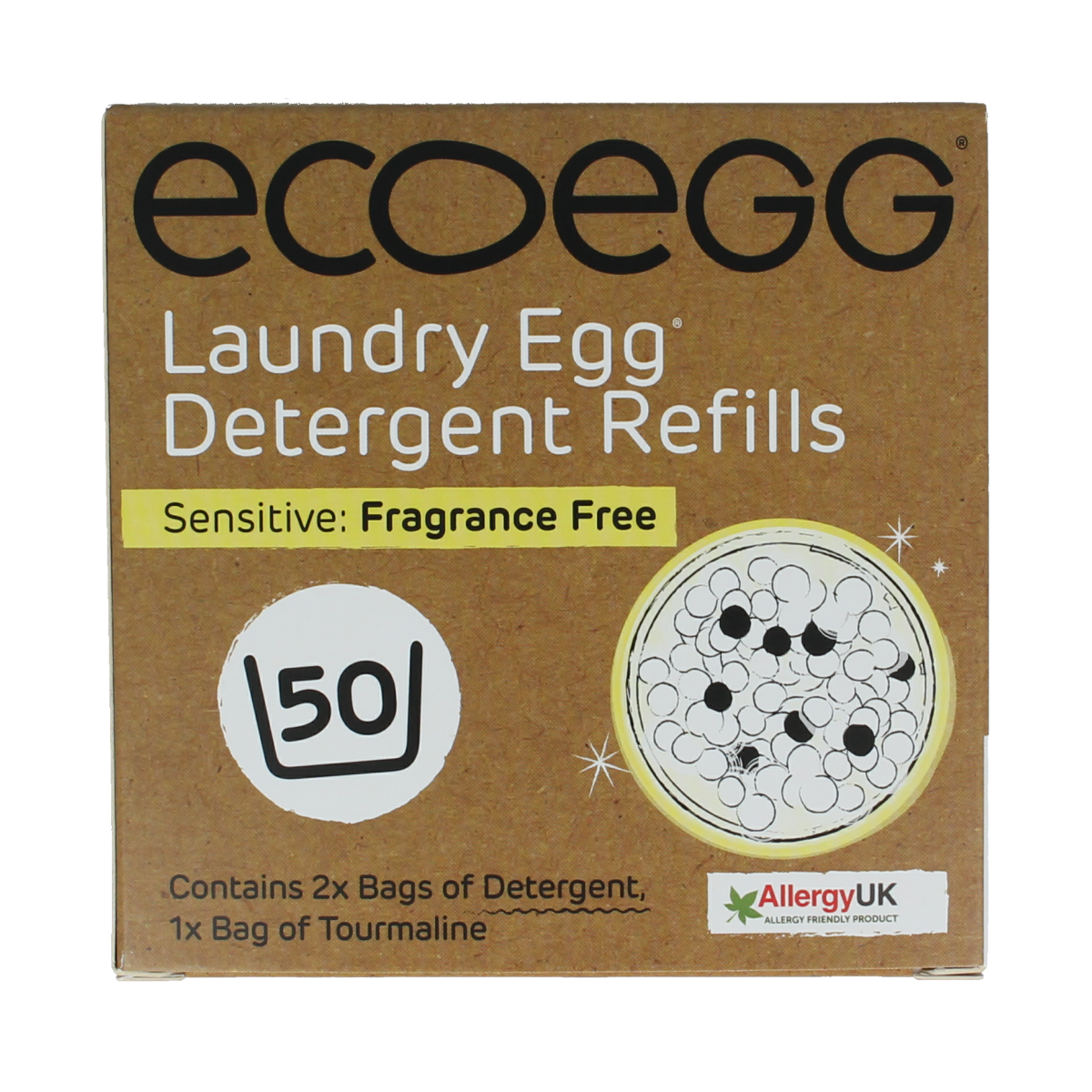 Eco Egg Laundry egg refill - 50 - geurvrij 1.00 Stuks