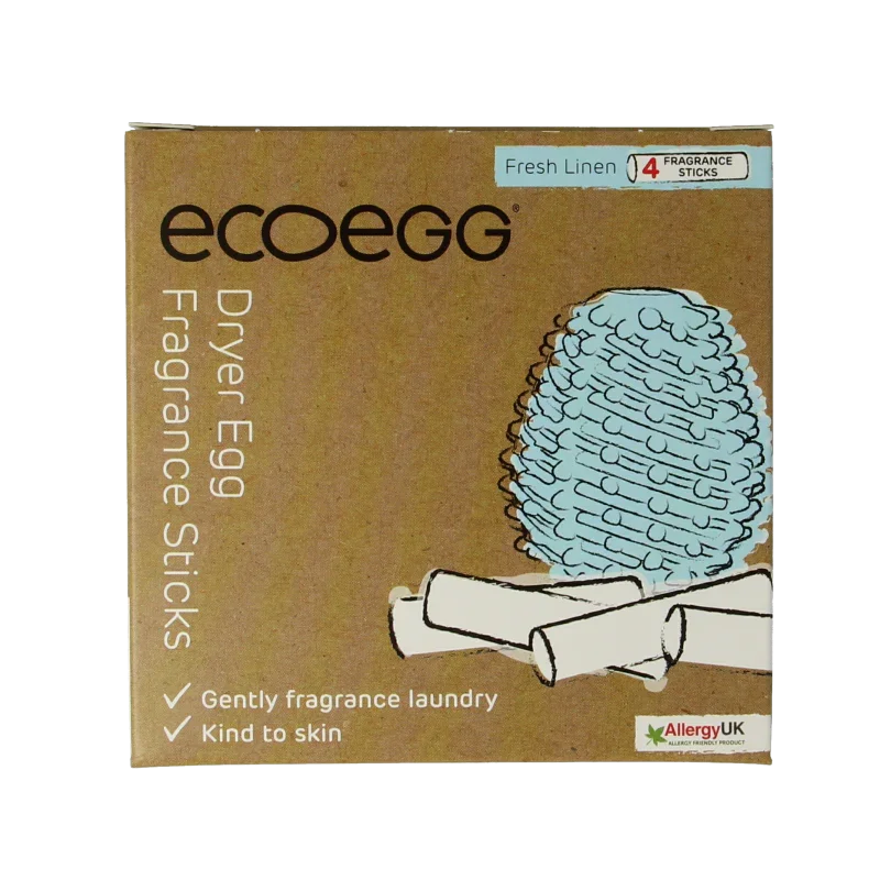 Eco Egg Eco dryer - fresh linen navulling 4 Stuks