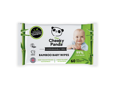 The Cheeky Panda Bamboe bio-afbreekbare babydoekjes 60.00 Stuks