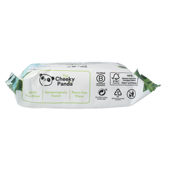 The Cheeky Panda Bamboe gezichtsreinigingsdoekjes parfumvrij 25 Stuks