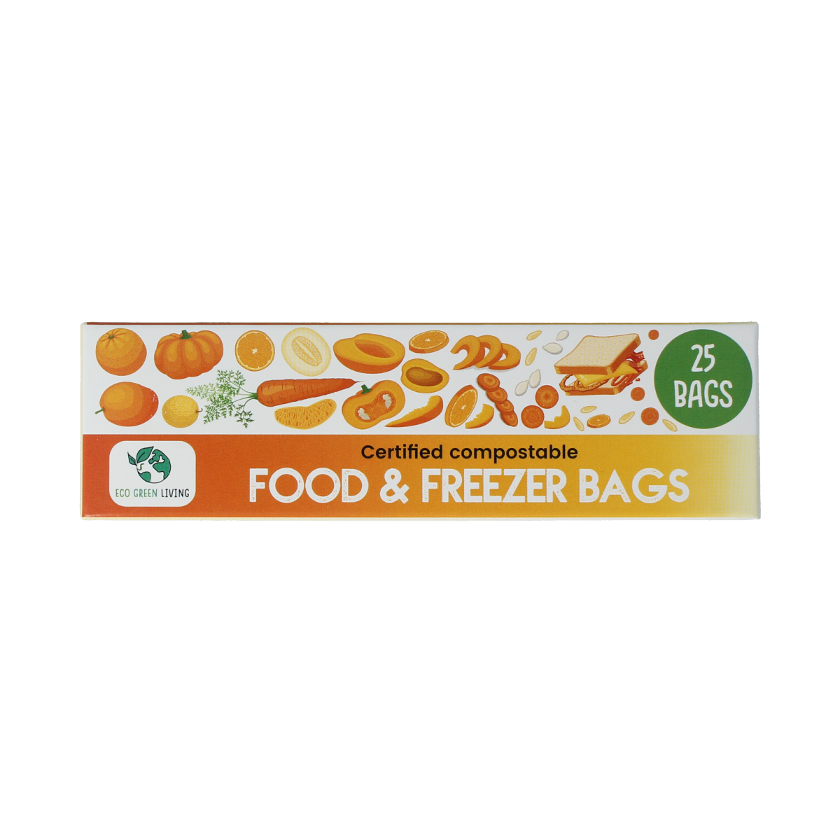 Eco Green Living Diepvrieszakken 4 liter 25.00 Stuks
