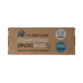 Eco Green Living Bewaarzakjes hersluitbaar 0.5 liter 15.00 Stuks