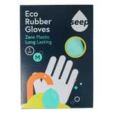 Seep Handschoen rubber eco maat M 1.00 Paar