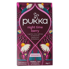 Pukka Night time berry bio 20 Zakjes