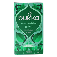 Pukka Mint matcha green tea bio 20 Zakjes