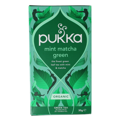 Pukka Mint matcha green tea bio 20.00 Zakjes