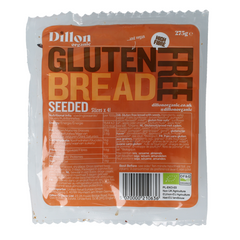 Dillon Organic Sliced bread seeded glutenvrij bio demeter 275 Gram