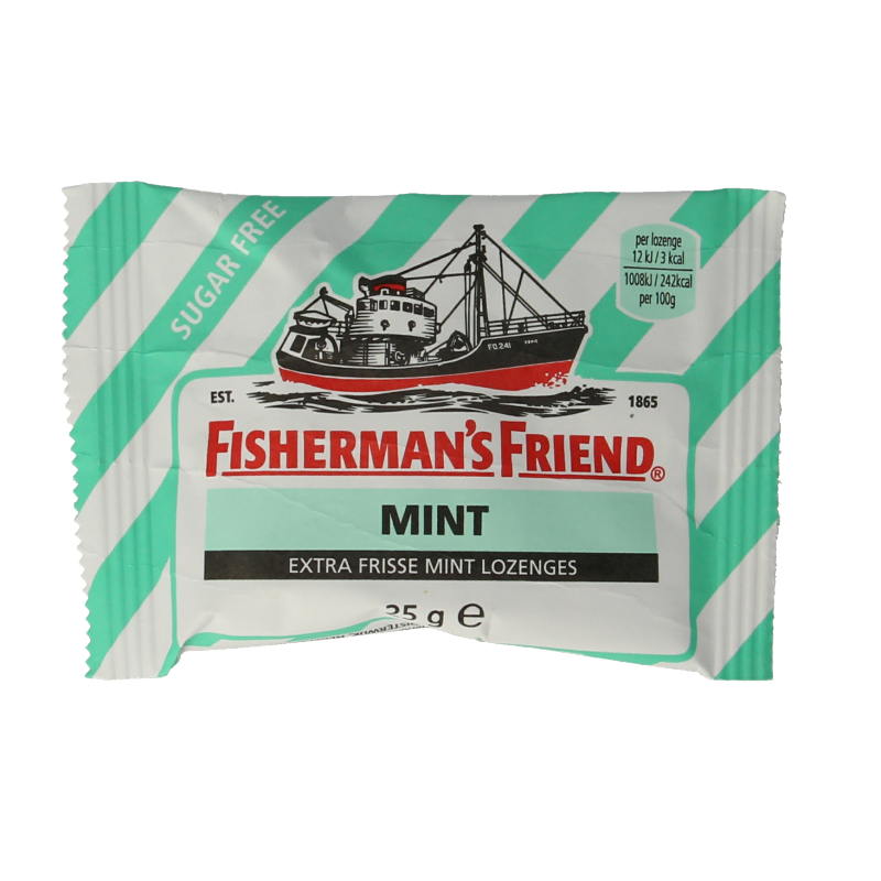 Fisherman's Friend Mint suikervrij 25 Gram