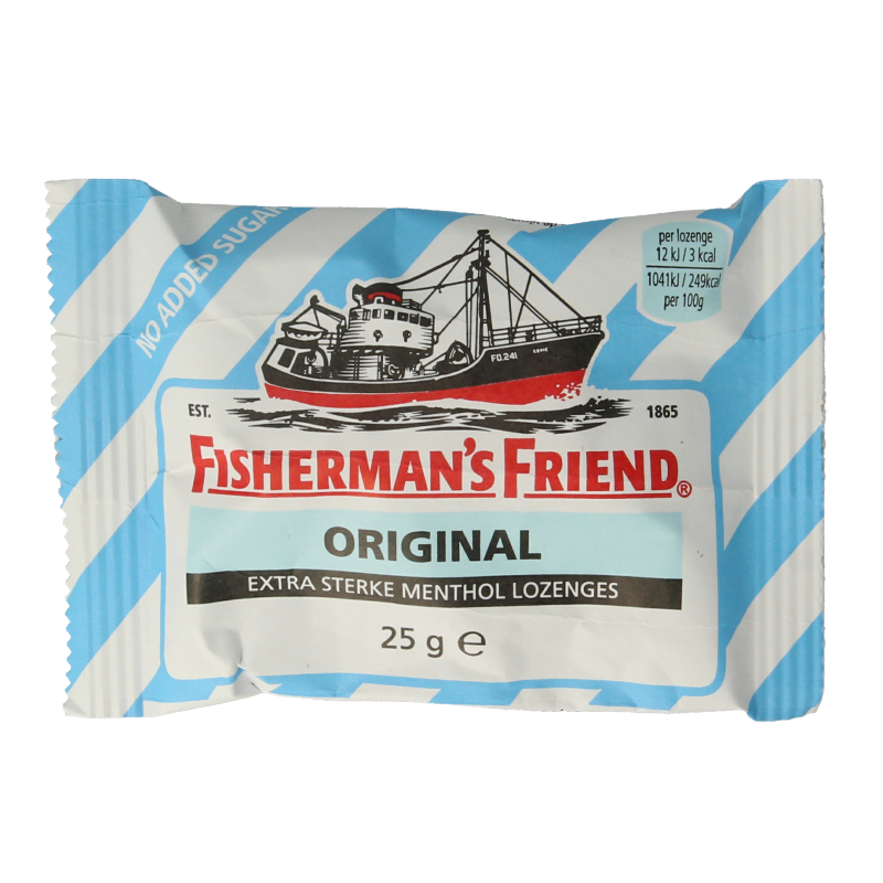 Fisherman's Friend Original suikervrij 25.00 Gram