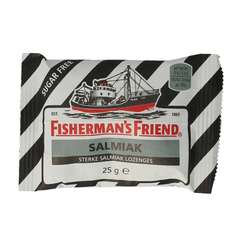 Fisherman's Friend Salmiak suikervrij 25 Gram