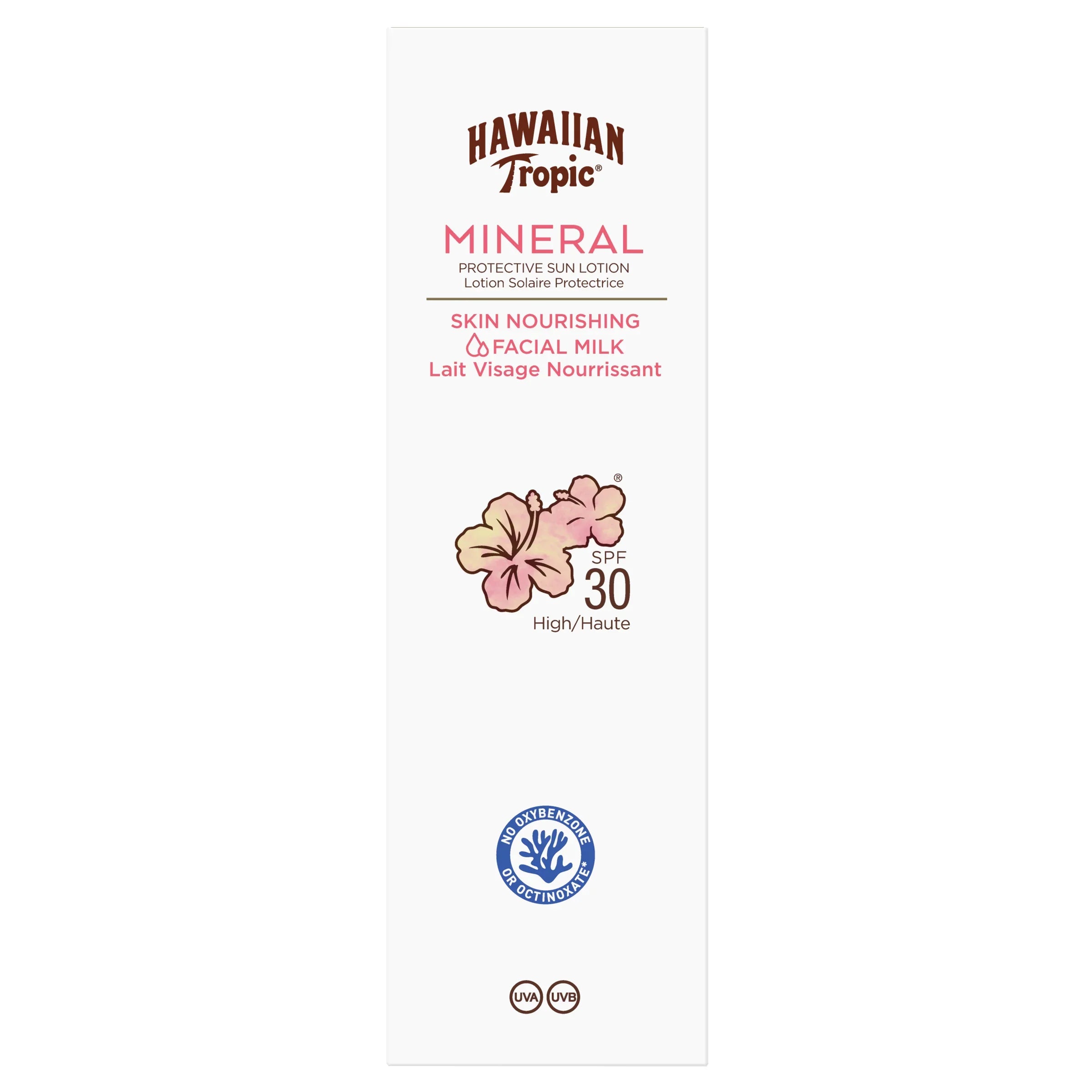 Hawaiian Tropic Mineral sunmilk face SPF30 50 Milliliter