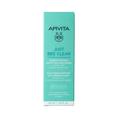 APIVITA Just bee clear moisturizer 40.00 Milliliter