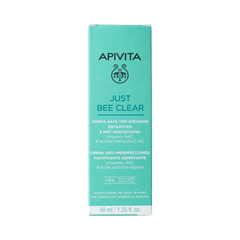 APIVITA Just bee clear moisturizer 40.00 Milliliter
