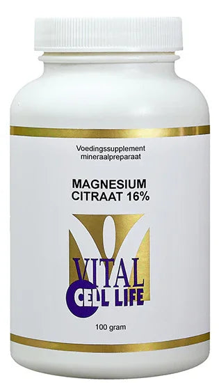 Vital Cell Life Magnesium citraat 160mg poeder 100 Gram