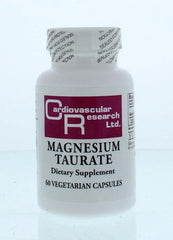 Cardio Vasc Res Magnesium tauraat 60 Capsules