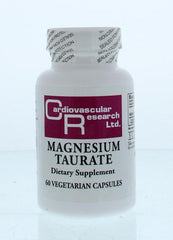 Cardio Vasc Res Magnesium tauraat 60.00 Capsules