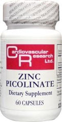 Cardio Vasc Res Zink picolinaat 25mg 60.00 Capsules