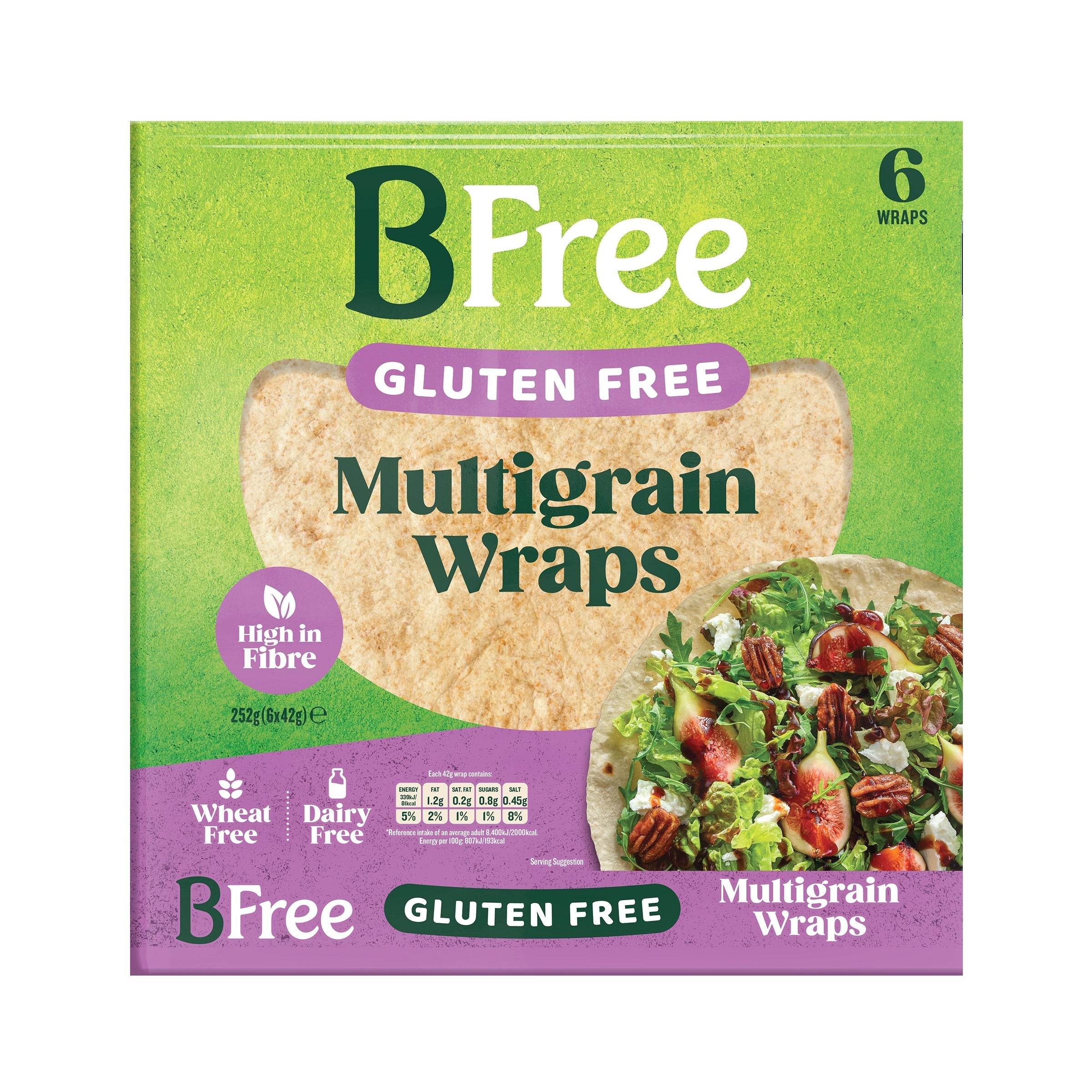 BFree Multigranen wraps 6 Stuks